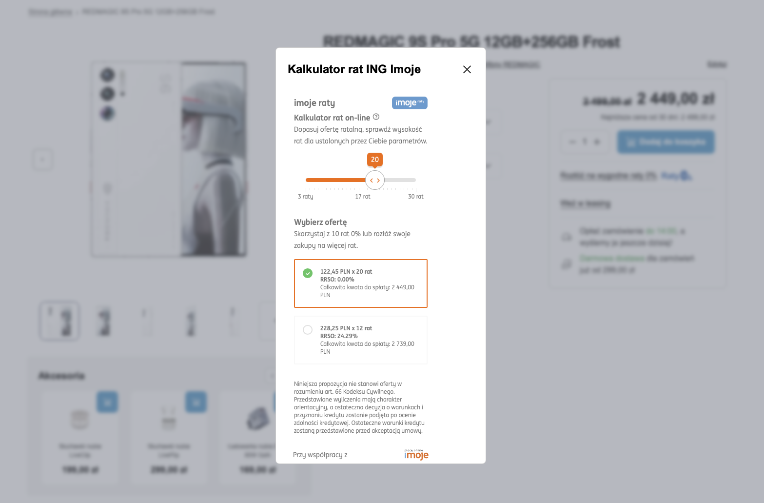 Kalkulator rat iMoje