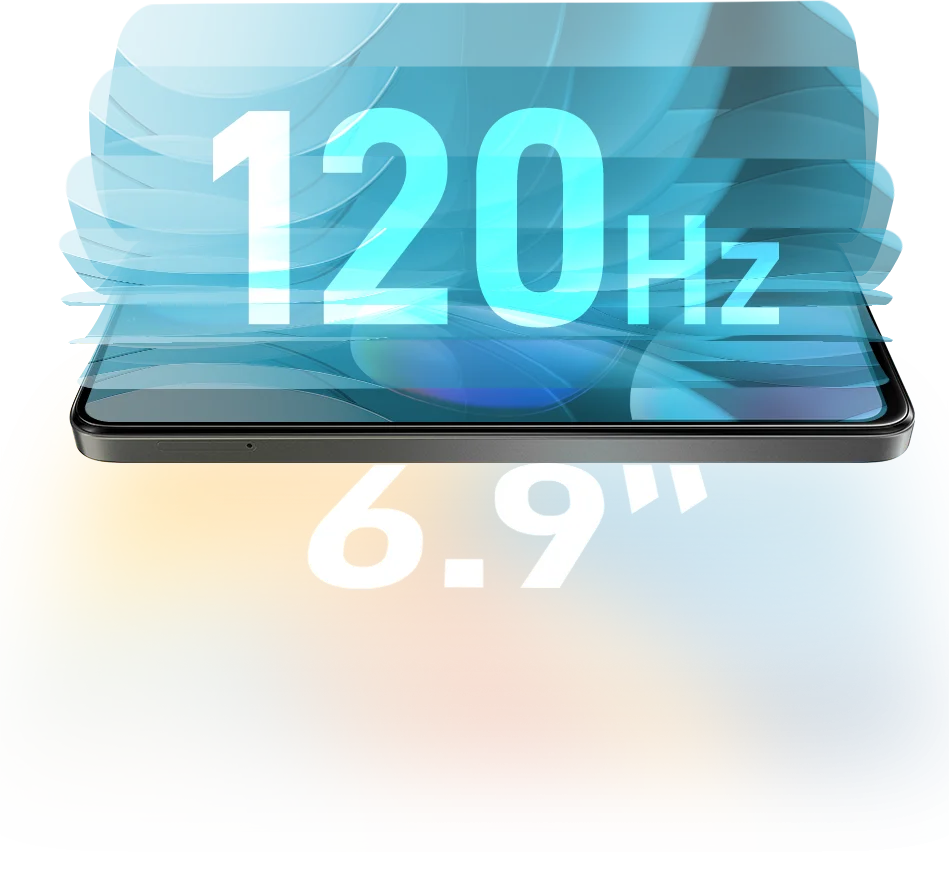 nubia V80 Max z dużym wyświetlaczem 6,9 cala 120Hz
