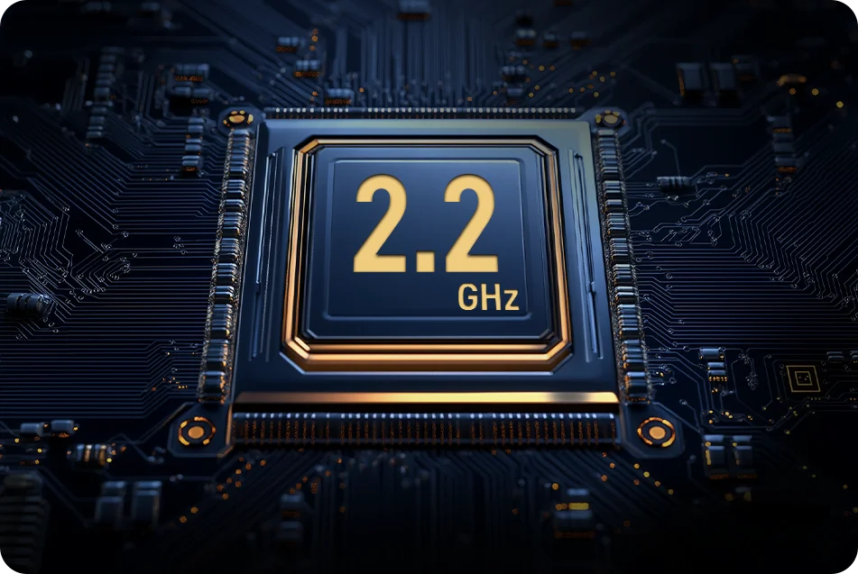 Wydajny procesor ośmiordzeniowy o taktowaniu do 2,2 GHz